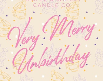 Very Merry Unbirthday - Jar Candle