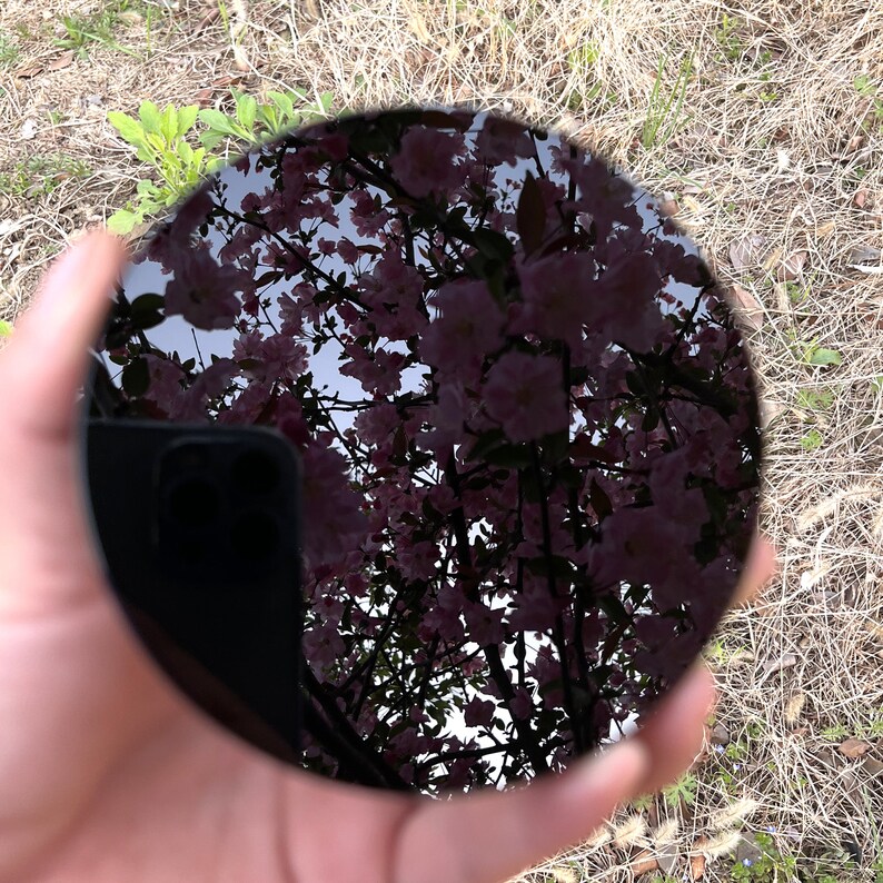 Handmade Obsidian Mirror Obsidian Scrying Mirror Crystal Etsy