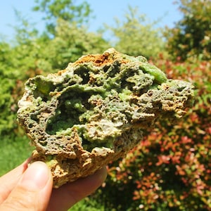 Pyromorphite Crystal Cluster, Rare Green Pseudomorph Specimen248g