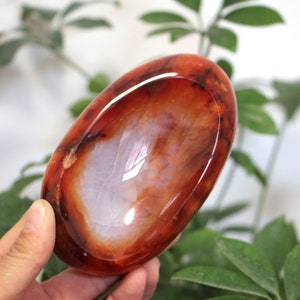 Natural red agate bowl,carnelian bowl Q468