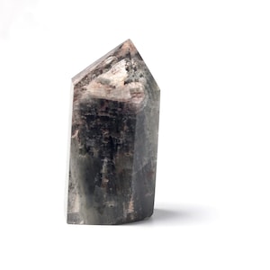 Rare Natural Green Phantom Quartz Polished Tower/Lodolite Included Garden Phantom Quartz Point/crystal specimen63g#Z375