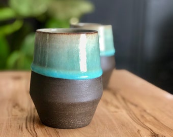 Stemless wine glasses. Handmade. Ceramic. MADE TO ORDER