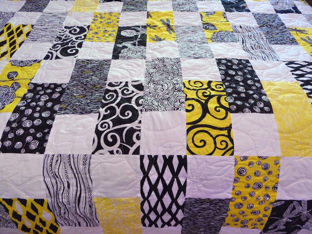 Handmade Patchwork Quilt Blanket Modern Quilt Double Bed - Etsy Italia