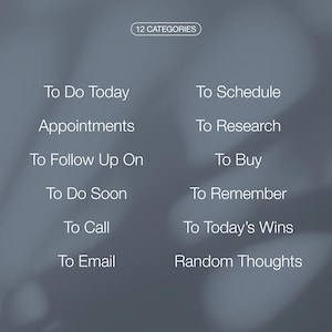 ADHD Brain Dump Template — Daily Planner Apple Notes Focus Mental Clarity for iPhone, iPad & Mac image 2