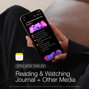 Apple Note Media digitali Lettura Guarda Diario Registro, Libro Film Tracker iPhone iPad Mac, Serie Documentari Cartoni animati Musica Giochi App