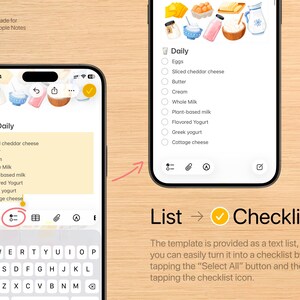 Mall för meditationsplanering – Morgon Kvällsyoga Apple Notes Mindfulness för iPhone, iPad och Mac bild 8