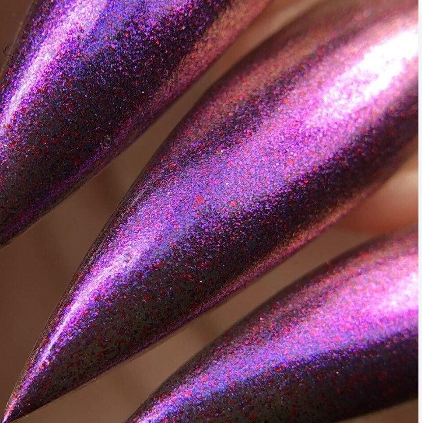 PANTY DROPPER Purple Gold Multichrome Color Shifting Nail Etsy