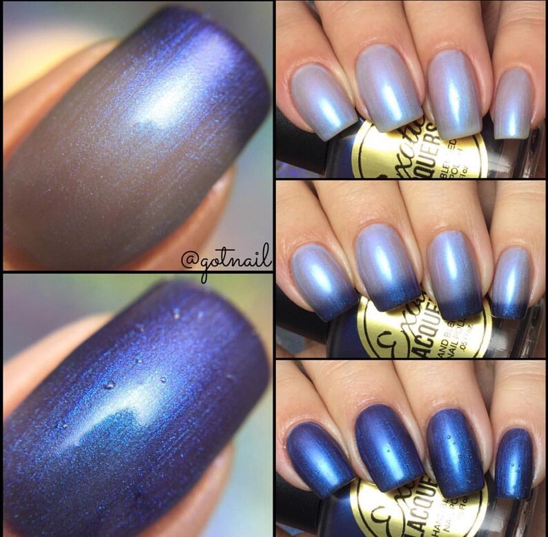 THERMAL PURPLE HAZE multichrome Color Shifting Nail Polish Etsy