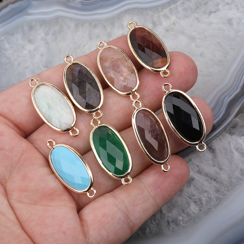 510pcs Small Gemstones Connector Beaded Bracelets Etsy