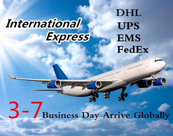 Upgrade Shipping,3-7 Business Day Arrive Globally,DHL,UPS,EMS,FedEx E…