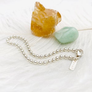 Silver ball chain bracelet