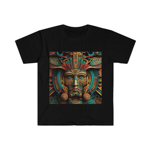 Spiritual Warrior front and back print Tee Unisex Softstyle T-shirt