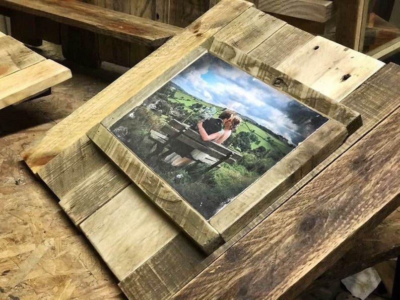 Reclaimed Wood Picture Frame Etsy UK