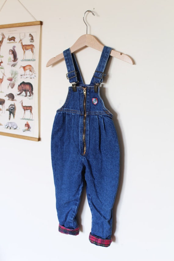 vintage denim dungarees