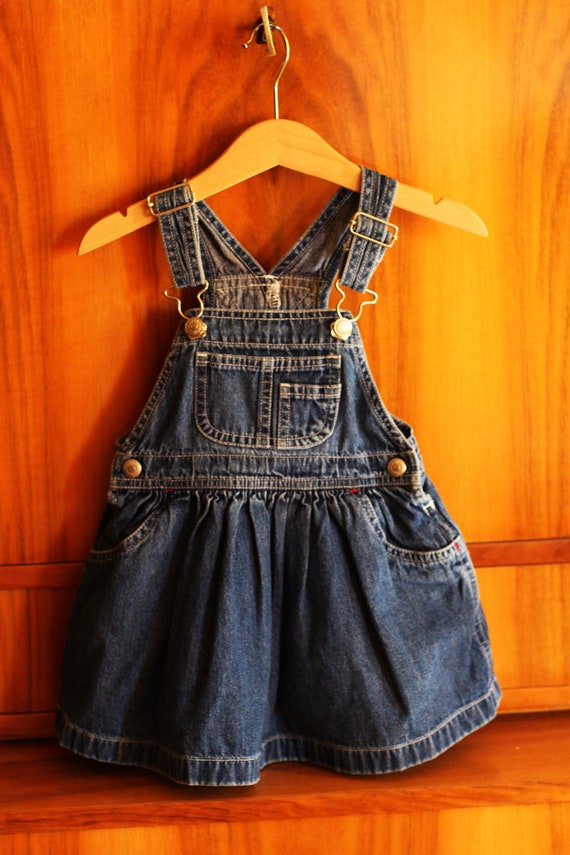 Vintage Cool GAP Denim Strap Dress With 