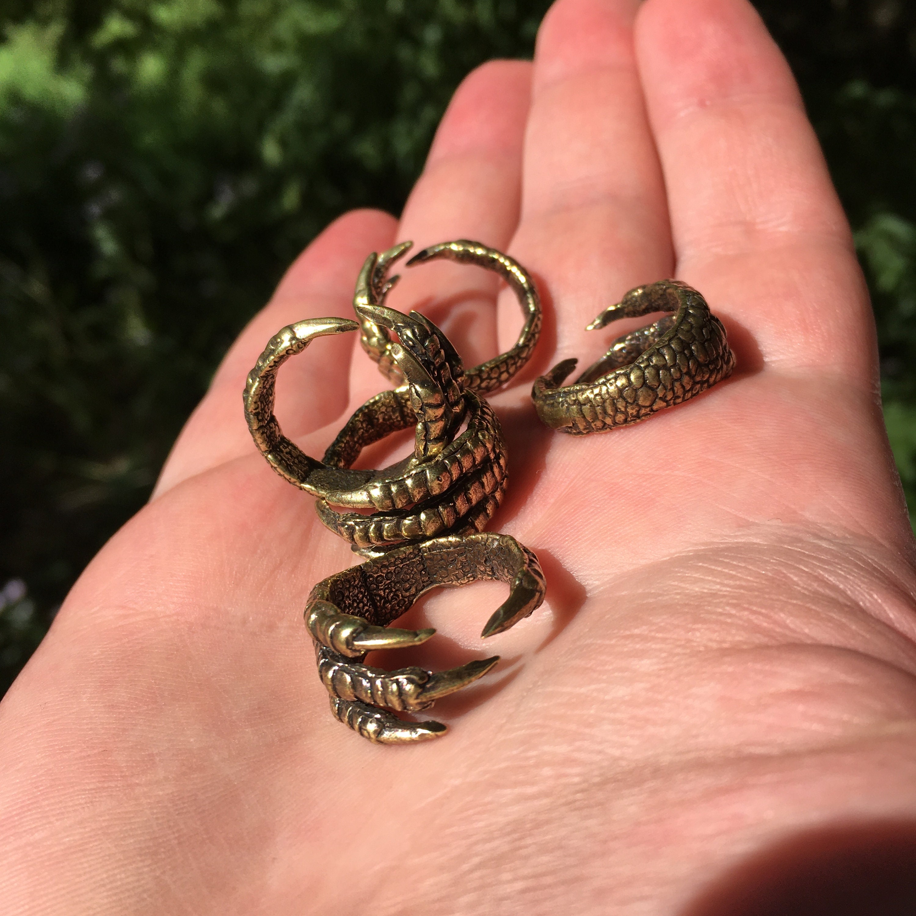 Dragon Claw Ring. Dragon Paw Etsy