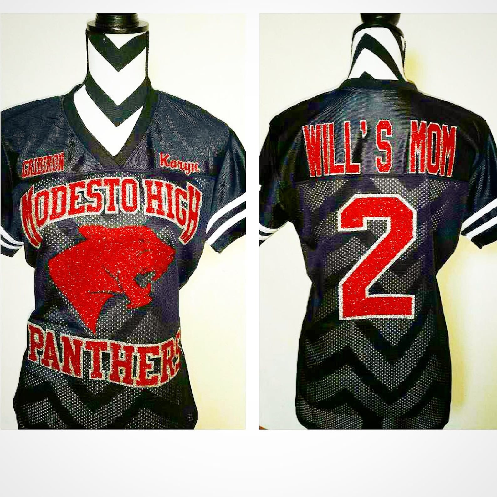 Custom Football Mom Jersey Etsy