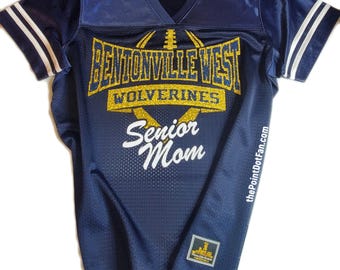 Personalized Senior Mom Football Mom Jersey