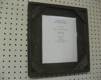 Rustic Barn Wood Picture Frame, 8 X 10 Boxed