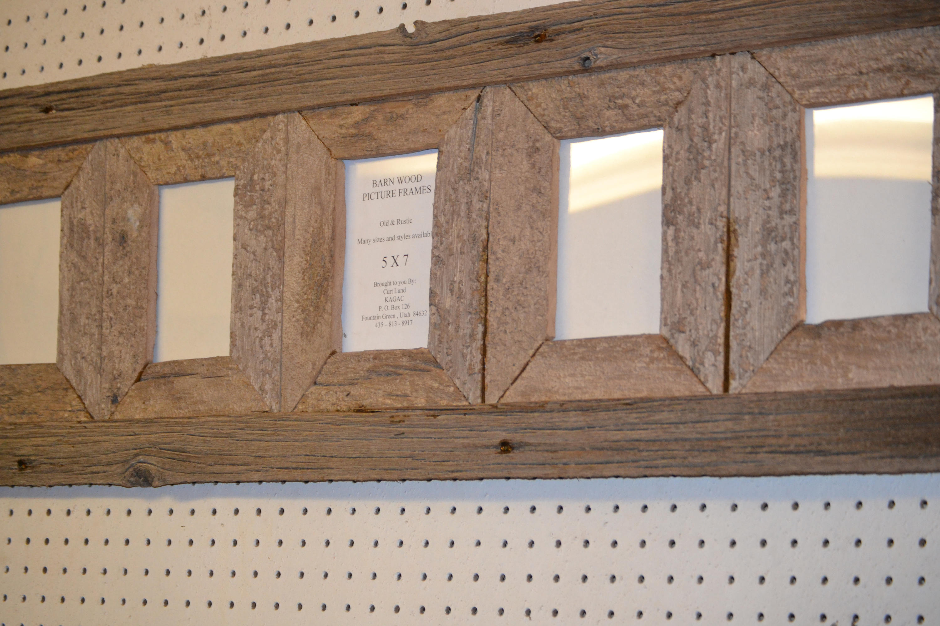 Old and very rustic Barnwood Picture Frame 5 x 7 5 Place Etsy