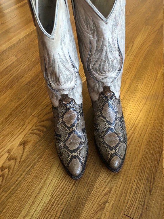 women's snakeskin western boots