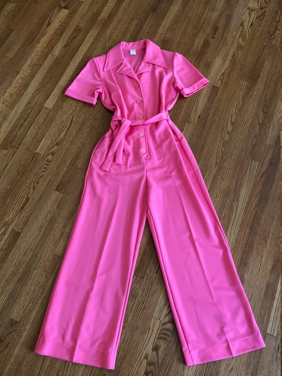 pink neon jumpsuit