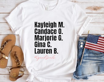 Squad Goals Tshirt, Candace Owens, Gina Carano, Conservative, Girl Power, Womens Rights, Republican Shirt