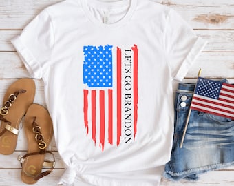 Lets Go Brandon shirt , Flag TShirt, LGB Shirt, FJB, 4th of July, USA, Trump 2024