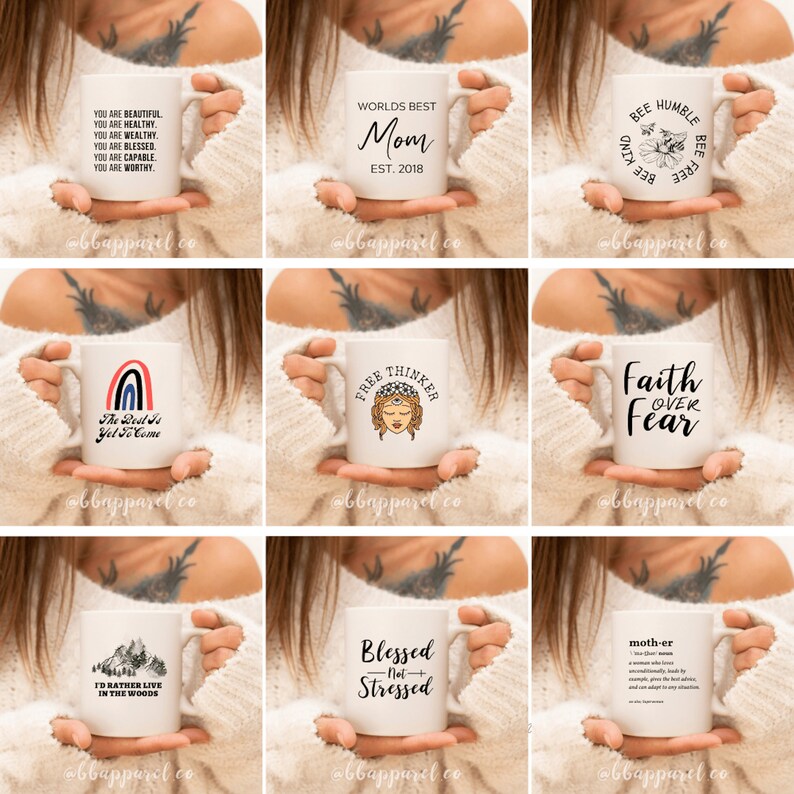 Personalized Coffee Mug Customized Coffee Cup Unique Gift Christmas Mug Coffee Lover Gift Custom Gift image 2