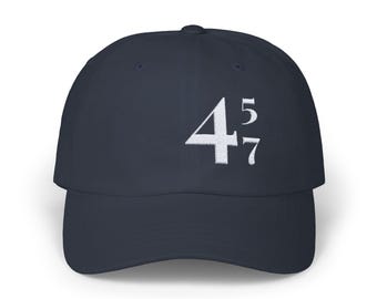 Donald Trump 45 47 Hat – MAGA Patriotic Hat – Conservative Republican Cap