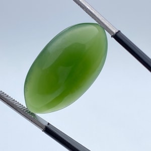 Nephrite Jade Cabochon ,19x16x7cm Green Jade Cabochon, Natural green nephrite  Gemstone Cabochon