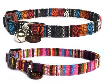 Safari Cat Collar Cat Collar Zebra Animal Print Cat Collar
