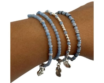 Set of 4 stack bracelets