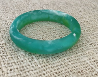 Resin Classic Bangle Sea Green