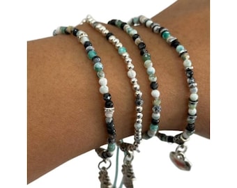 Set of 4 stack bracelets