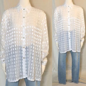 1990s Sheer Shirt - Etsy