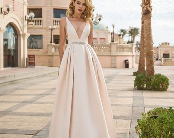 Pink Wedding Dress Etsy