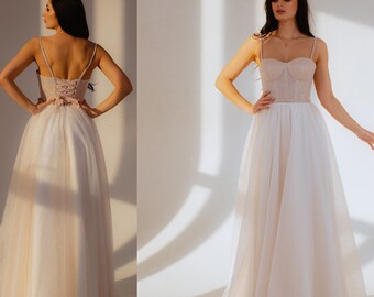 Wedding Dress Nude - Etsy