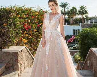 Light Pink Wedding Dresses