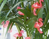1 light-up flamingo garland - Flamingo party / Tropical party