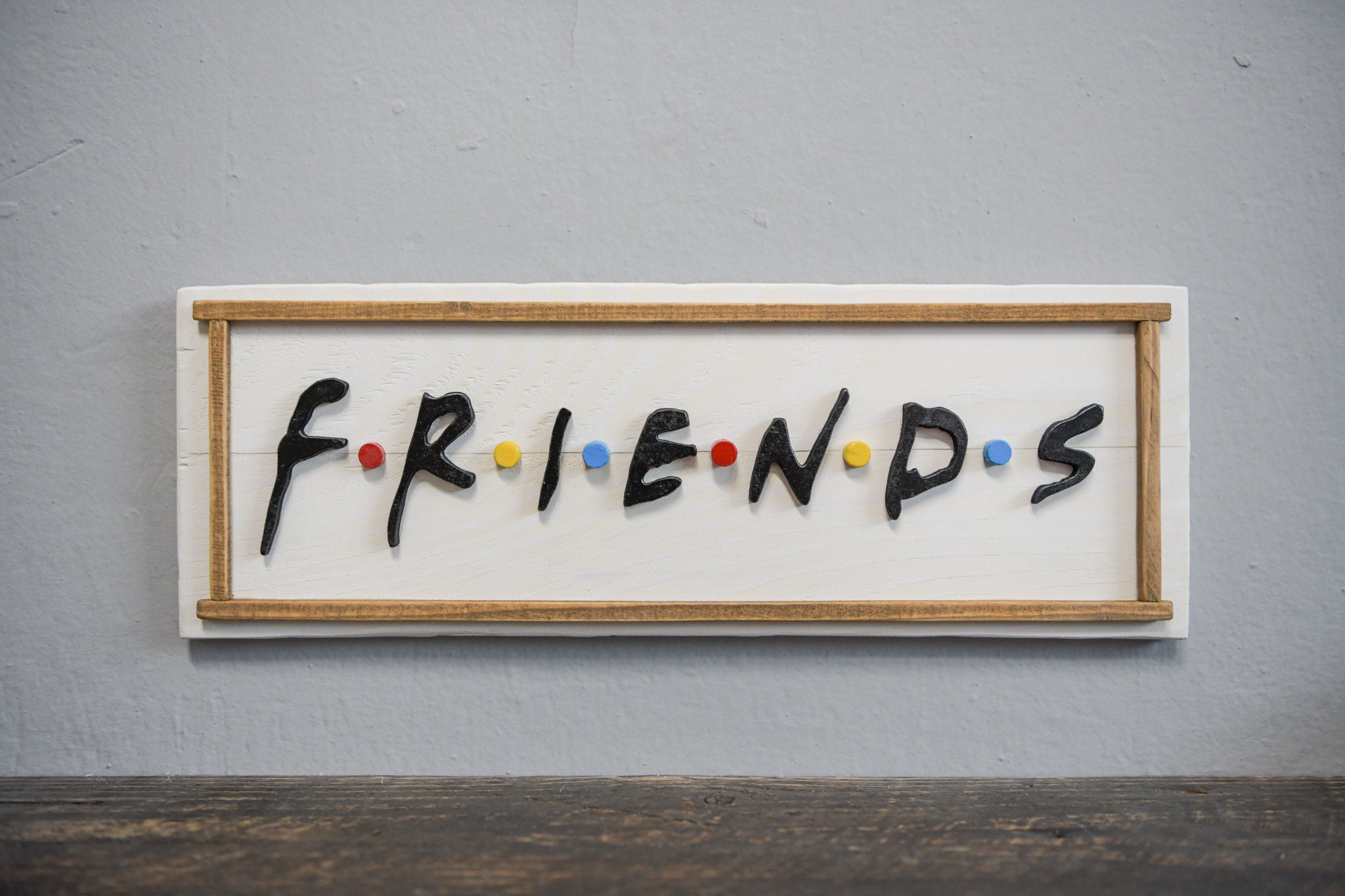 Friends Sign Hand cut Sign Home Sign Perfect gift Sign | Etsy
