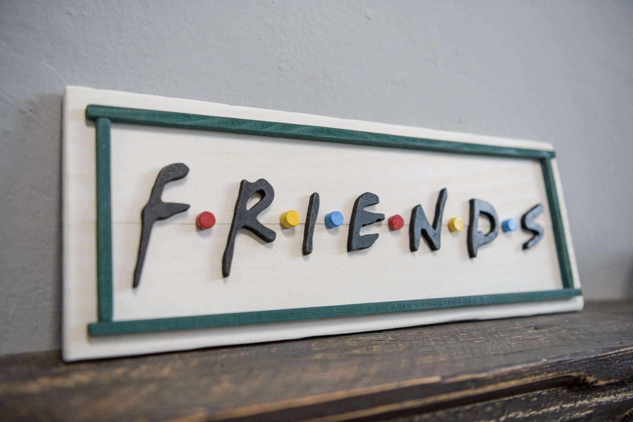Friends Sign Hand cut Sign Home Sign Perfect gift Sign | Etsy