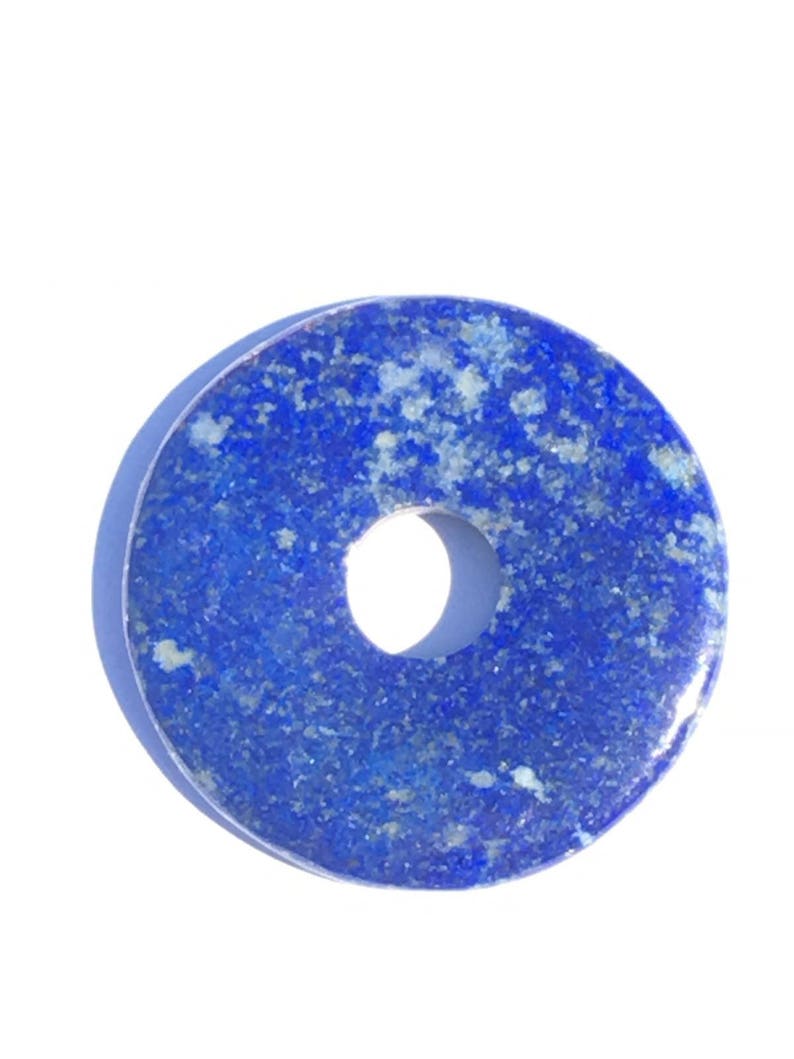 Lapis lazuli donut pendant 40/50mm image 3