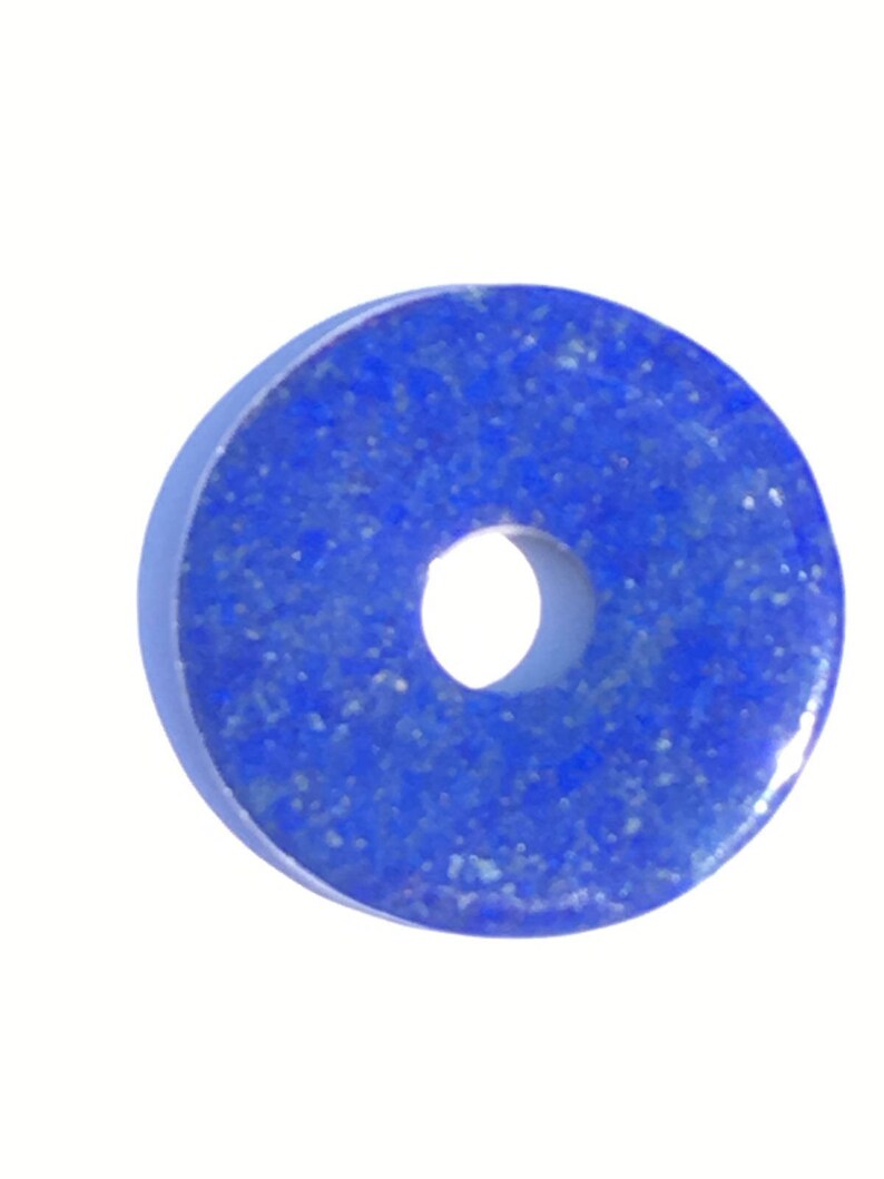 Lapis lazuli donut pendant 40/50mm image 2