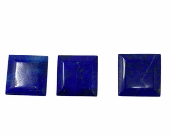 Lapis Lazuli Cabochon AAA 15 grams Royal Blue Square Shaped