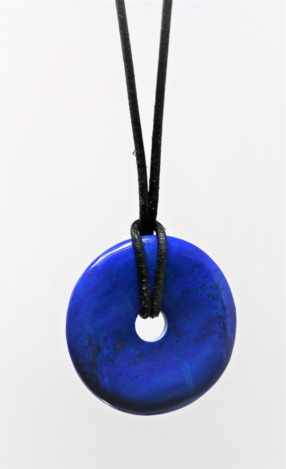 Lapis Lazuli Medium Donut pendant 3.5cm 