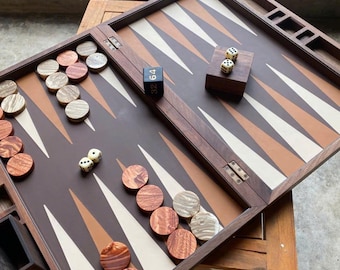 ペルシャ製 ハタムカーリー 手作り チェス＆バックギャモン ボード 手作りペルシャ・ハタムバックギャモンチェスボード：ポロミニチュア