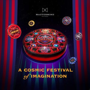 スペースフェスト ポーカー セット、パーソナライズされたポーカー ギフト セット、300 チップ ポーカー セット、カラー フェスティバルのお祝い、ベスト マン ギフト、クリスマス ギフト