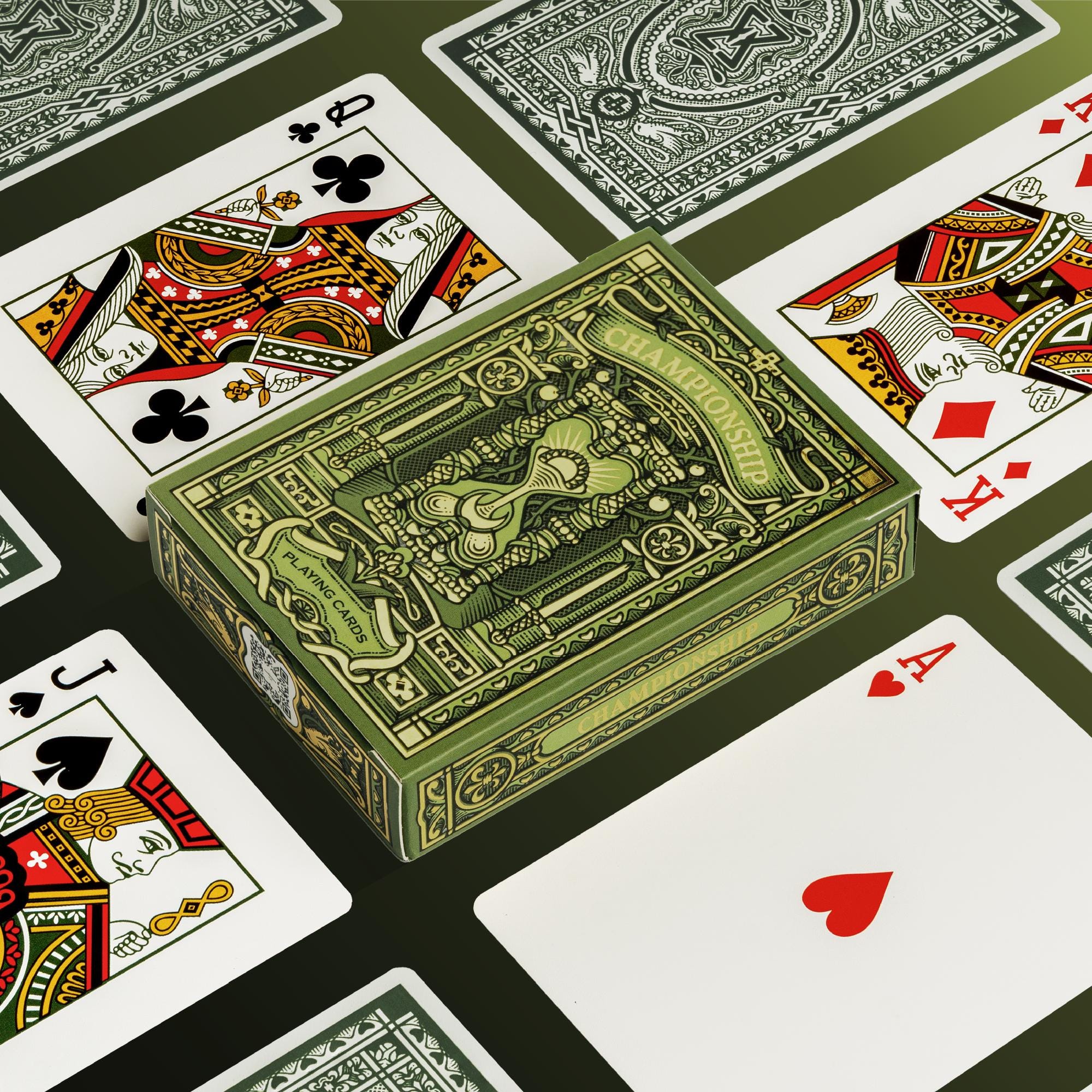 トランプ Straight Playing Cards Premium Edition Artisan Playing Cards: Black & Gold Luxury Card Deck