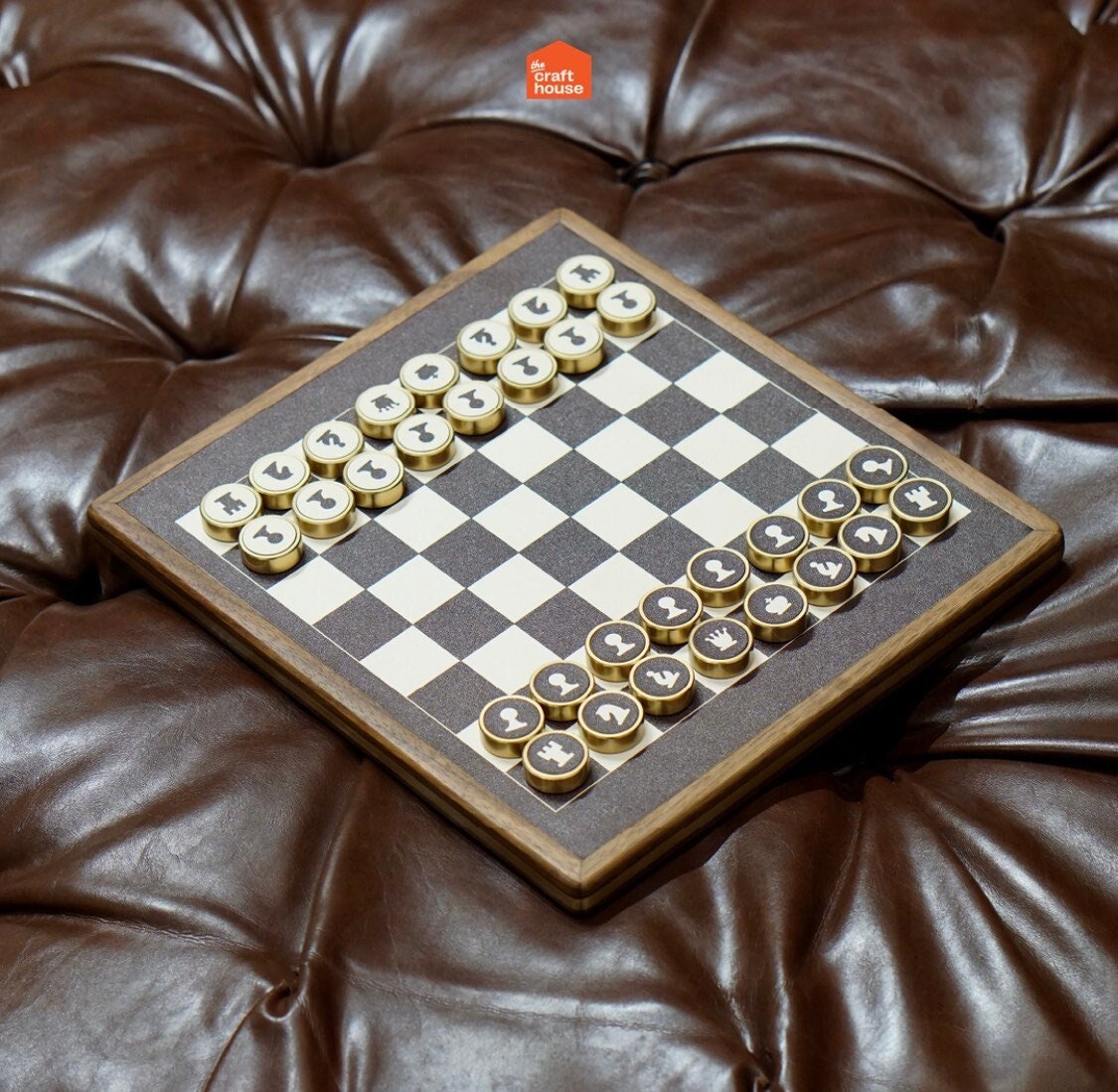 DEAL ITEM: 19 Wooden Chess Board with coordinates - Walnut – Chess House